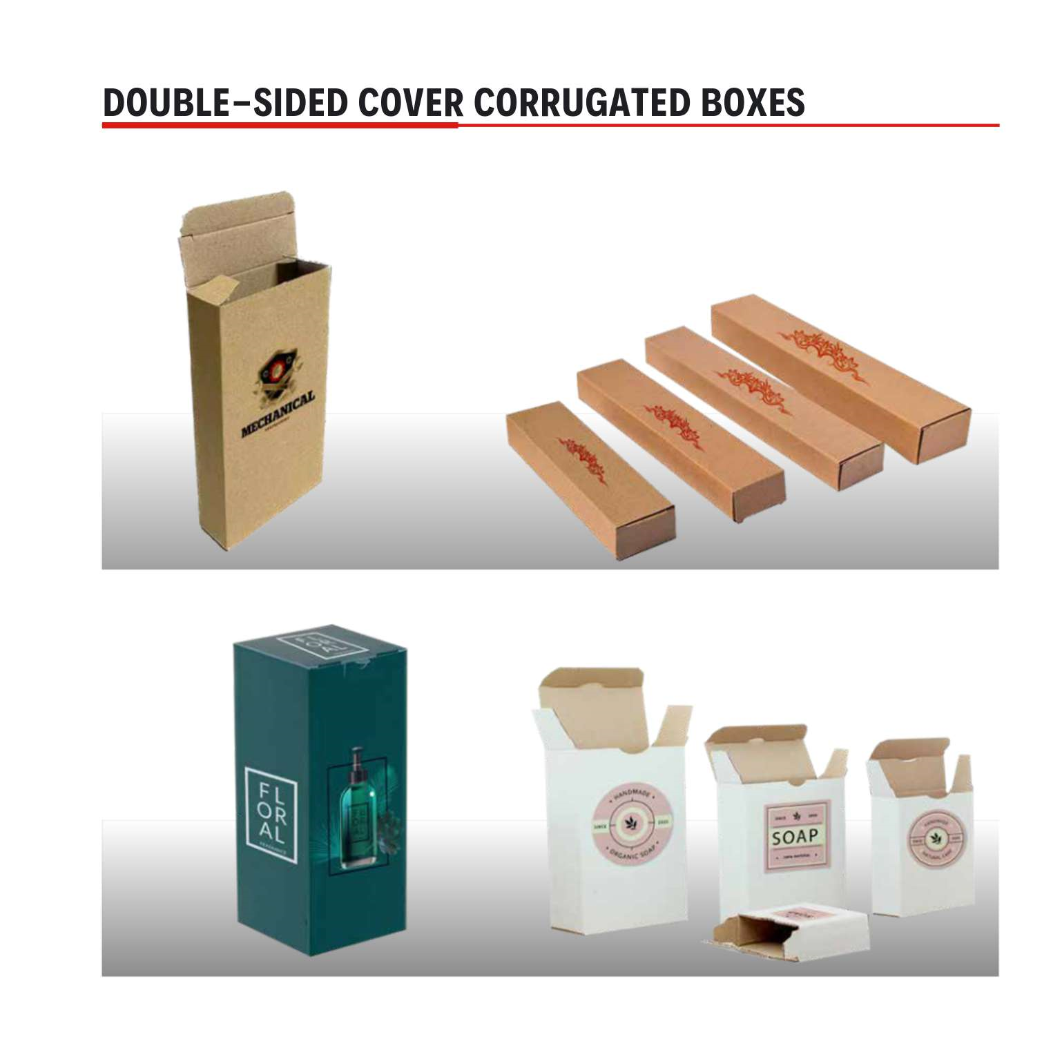 double sided cover corrugated boxes